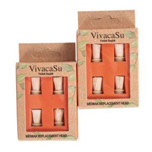 VivacaSu Misvak Diş Fırça Yedek Başlık 2 Adet